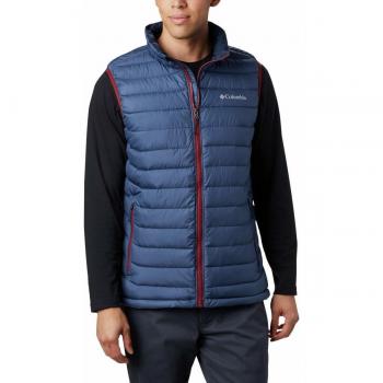 Columbia Herren Powder Lite' Ärmellose Jacke, Blau, Größe S