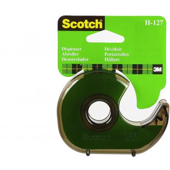 Scotch H-127 Spender wiederaufladbar Tisch-, 19 mm x 33 m, grau