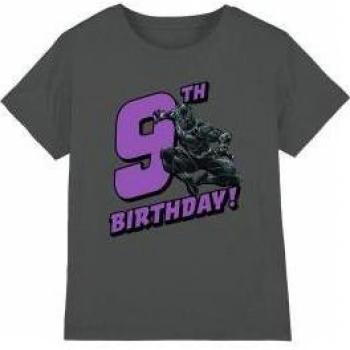 Zwarte Panter Junior 9e Feest T-shirt 9‑10 Jaar Asgrijs