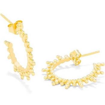 Radiant DOTS 3D Gold Creolen