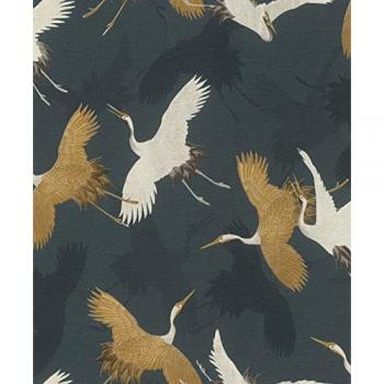 Dark Blue Crane Wallpaper by Advantage