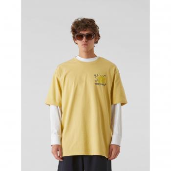 Lost Youth Blusa a maniche corte Blossom Fusion Pale Moss M