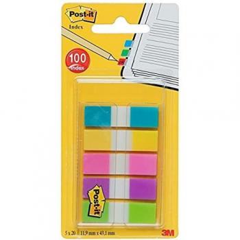 Post-it Index 1.19 x 4.31 cm 5 colores