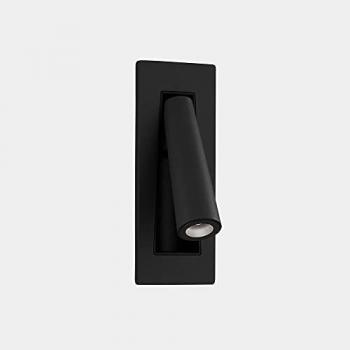 Leds C4 Gamma Recessed LED Fold Away Reading Light Metallic Black IP20 2.1W 2700K