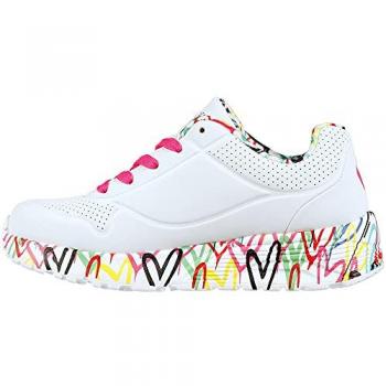 Skechers Uno Lite White JGoldcrown Luv Sneaker