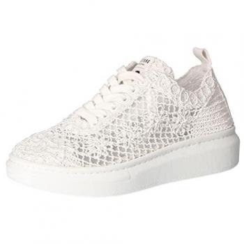 Mustang Plateau Sneakers – Colore Nero/Bianco (38)