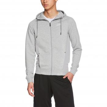 Odlo Herren Pullover Jacke: TechStyle Midlayer Fullzip – Grau Melange, S