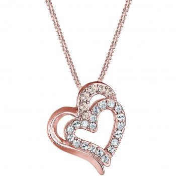 Elli „Kristallherz‑Ketten‑Deluxe“ – 1 ct funkelnde Kristalle in 925 Silber, Damenmodell