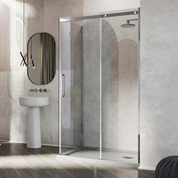 Box doccia rettangolare 70x130 cm h 200 mm vetro trasparente 8 mm mod. Prime Duo 1 Anta destra