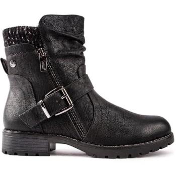 Jemma Black Zip‑Up Ankle Shoe