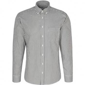 Seidensticker Businesshemd »Schwarze Rose«, Regular Langarm Button-Down-Kragen Streifen