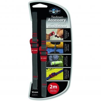 Sangles de fixation pour crochet Sea to Summit 1 m, Gris