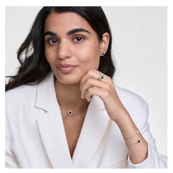 Daniel Wellington DW Audrey Gold‑Akaten‑Arm mit Kristallen 155‑185 mm