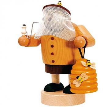 KWO Kunstgewerbe-Werkstätten Olbernhau GmbH Räuchermännchen Räuchermann Imker mit Bienenkorb BxTxH= 13x10x18cm NEU