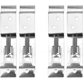 Spring-Loaded Number Plate Clips for Vehicles