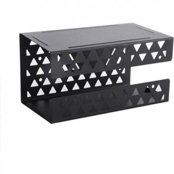 Iron Wall-Mount Tray with Napkin and Paper Towel Holder