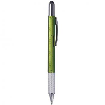 Bolígrafo 7 Funciones con Regla y Stylus para Pantallas