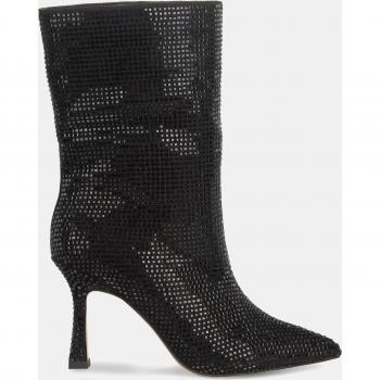 Women's Sharp-Toe Glitter Ankle Boot