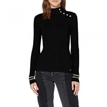 Morgan 192-mavao.n T-Shirt, Nero (Noir Noir), Large (Taglia Produttore: L) Donna