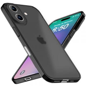 Naria Elegante Cover Nero 0,3 mm – iPhone 16 Plus