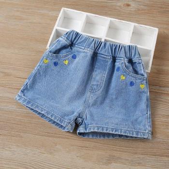 Girls' Casual Denim Shorts for Summer Wear P6129