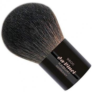 Da Vinci Make-up Kabuki Puderpinsel im Lederetui