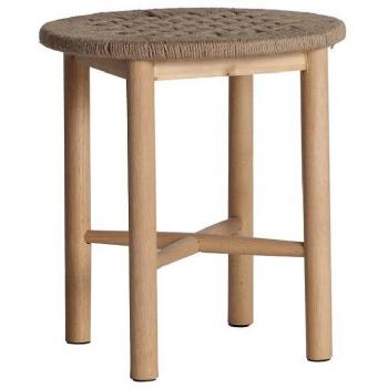 Taburete Mygdal con dimensiones 40x40x44cm en color natural