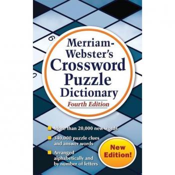 Merriam Websters Crossword Puzzle Dictionary by MerriamWebster Inc.