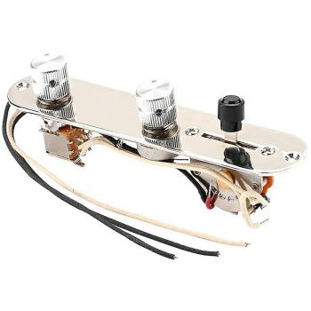Plaque de contrôle chargée pour Telecaster en chrome