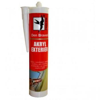 Akrylový tmel DEN BRAVEN Exteriér 310 ml bílý