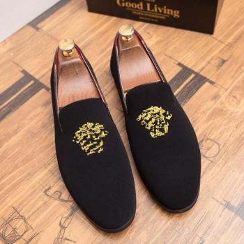 Zapatos de banquete de boda para hombre, mocasines con diseño de nube