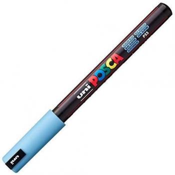 UNI-BALL Posca Fineliner 0,7mm PC-1MR in weiß (blanc)