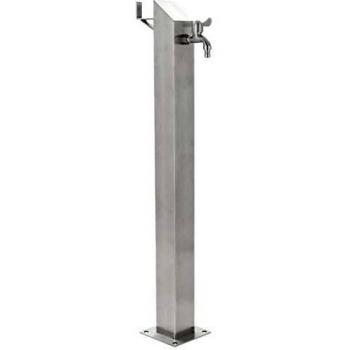 Garten-WassersÃ¤ule Edelstahl Quadratisch 95 cm