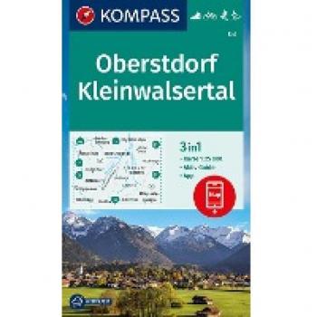 KOMPASS-Karten GmbH Kompass Wanderkarte Oberstdorf, Kleinwalsertal: 3in1 Wanderkarte 1:25000 Mit Aktiv Guide Inklusive Karte Zur Offline Verwendung In Der Kompass-App. ... Langlaufen. (Kompass-Wanderkarten, Band 3)