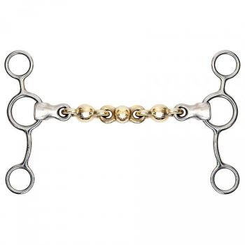 Bit de Latón Waterford para Caballo Shires Tom Pulgar 5.5in