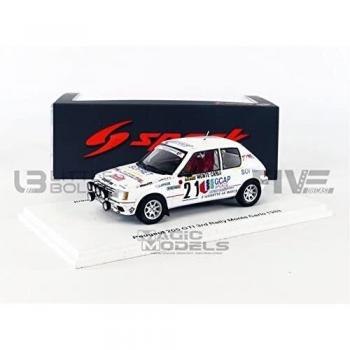 Spark Peugeot 205 GTI No.21 3. Rally Monte Carlo 1988 (Jean-Pierre Ballet