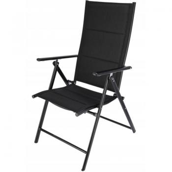Fauteuil de Jardin Pliable en Aluminium à Dossier Personnalisable