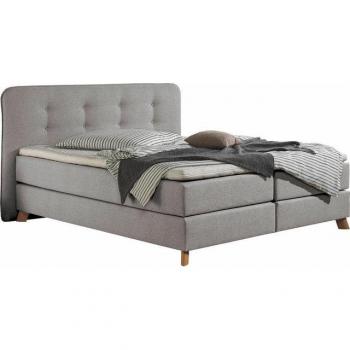 Home affaire Boxspringbett Cecina, mit Topper und Knopfheftung