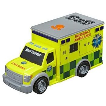 Yellow Push Button Ambulance Rescue Vehicle