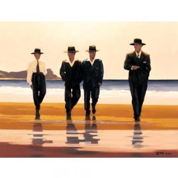 Jack Vettriano: Strandspaziergang (2000‑Teile Set, Ravensburger 16668)