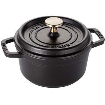 Cacerola de Hierro Fundido STAUB, 16 cm, 1,2 L, Negro