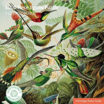 Adult Sustainable Jigsaw Puzzle VA Hummingbirds
