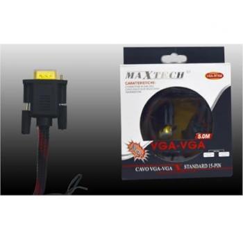 MaxTech Vga RT5M 5 m Malla 15 Pin
