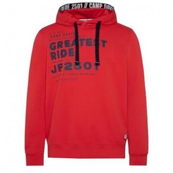 Kapuzensweatshirt in Mission Red von CAMP DAVID für Herren