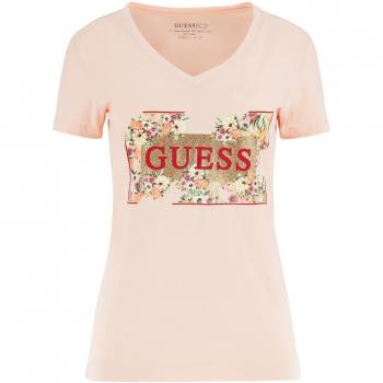 T-shirt Stretch Femme Logo Fleurs
