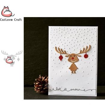 Découpage Cerf Noël – Matrice Métallique