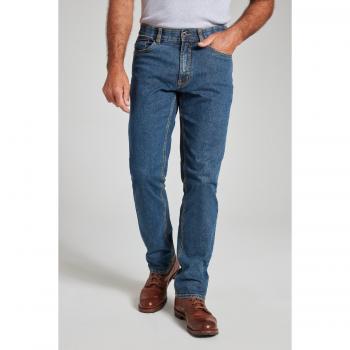 Men's Plus Size Stretch Cotton Jeans, Blue, Size 30, JP1880