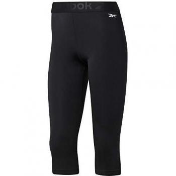 Reebok Wor Comm Capri 3/4 Damen-Tights – Schwarz – FQ0405 – 0,8 kg – XS