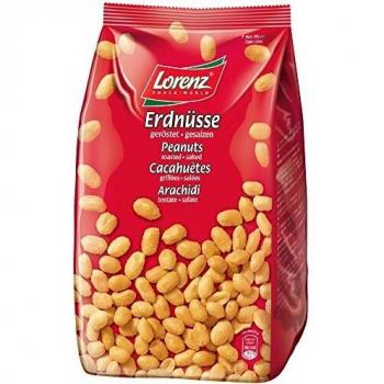 Lorenz Snack World Erdnüsse 1 kg Stehbeutel geröstet, gesalzen