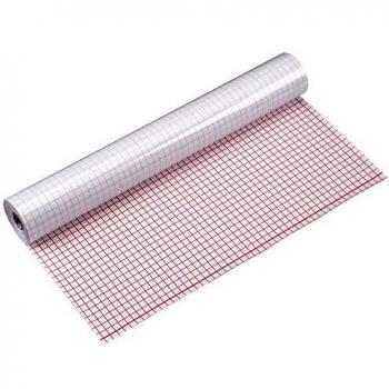 Forro autoadhesivo con base de cuadros 0.50 x 20 m